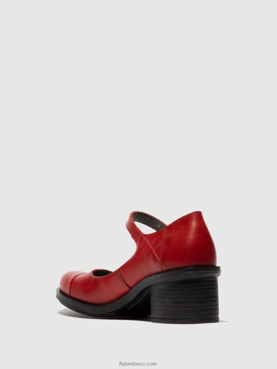 Červené Fly London ženy boty mary jane cody877 2HX4R650