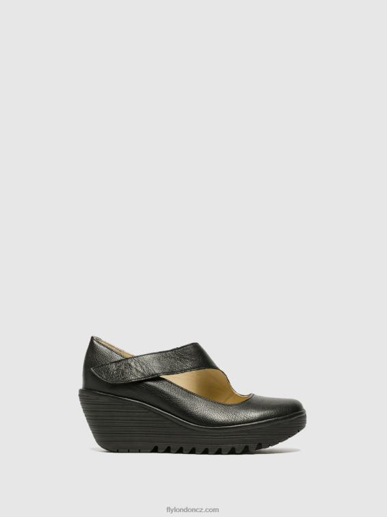 pěna černá Fly London ženy boty mary jane yasi682 2HX4R696