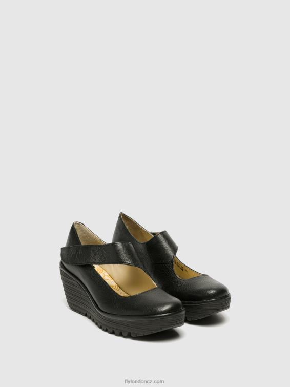 pěna černá Fly London ženy boty mary jane yasi682 2HX4R696
