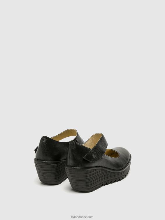 pěna černá Fly London ženy boty mary jane yasi682 2HX4R696