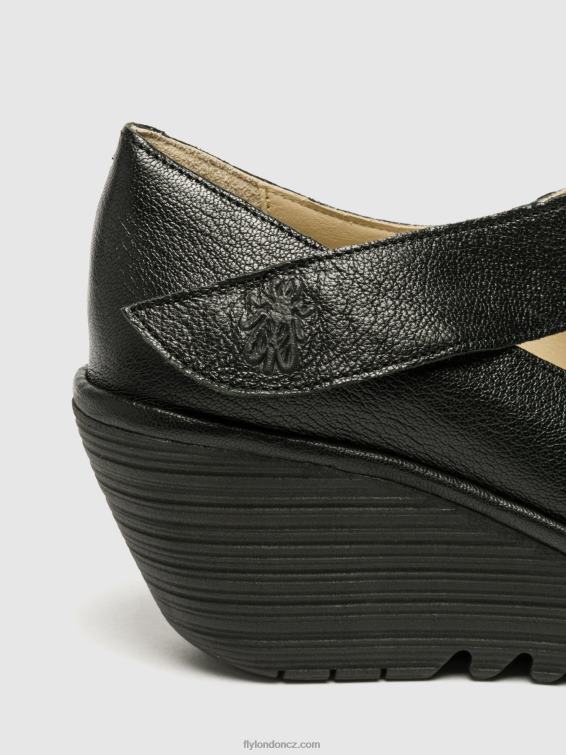 pěna černá Fly London ženy boty mary jane yasi682 2HX4R696