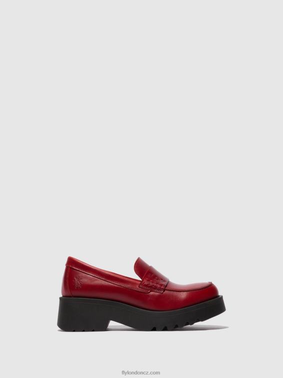 Červené Fly London ženy mokasíny boty maus791 2HX4R674