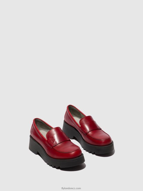 Červené Fly London ženy mokasíny boty maus791 2HX4R674