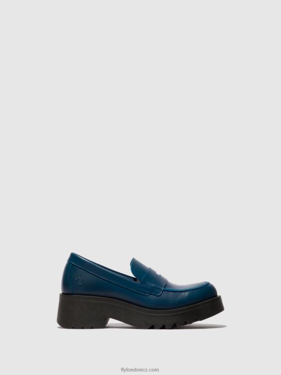 modrý Fly London ženy mokasíny boty moat948 2HX4R652