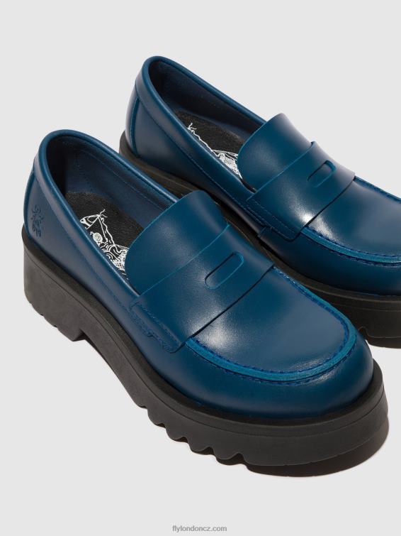 modrý Fly London ženy mokasíny boty moat948 2HX4R652