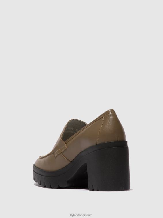 taupe Fly London ženy mokasíny boty toky803 2HX4R673