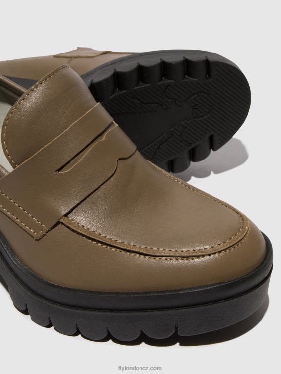 taupe Fly London ženy mokasíny boty toky803 2HX4R673
