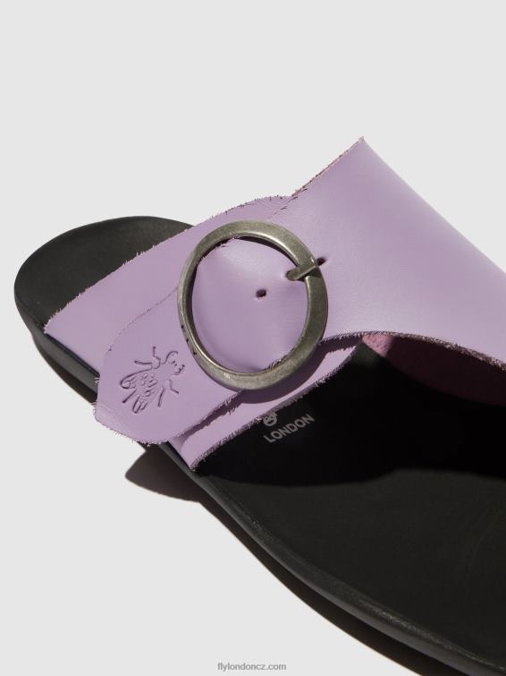 fialový Fly London ženy mules s otevřenou špičkou mica758 2HX4R368