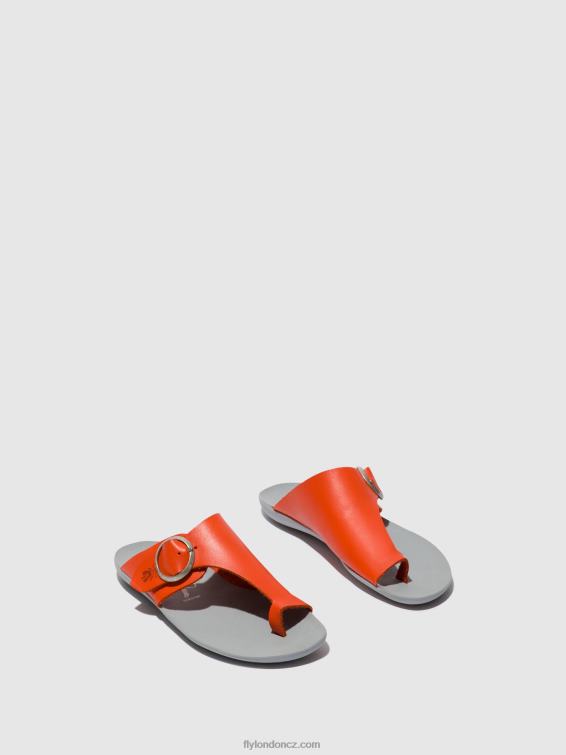 korál Fly London ženy mules s otevřenou špičkou mica758 2HX4R383