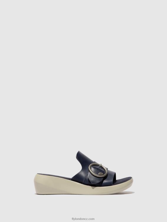 modrý Fly London ženy spona mules beyd925 2HX4R379