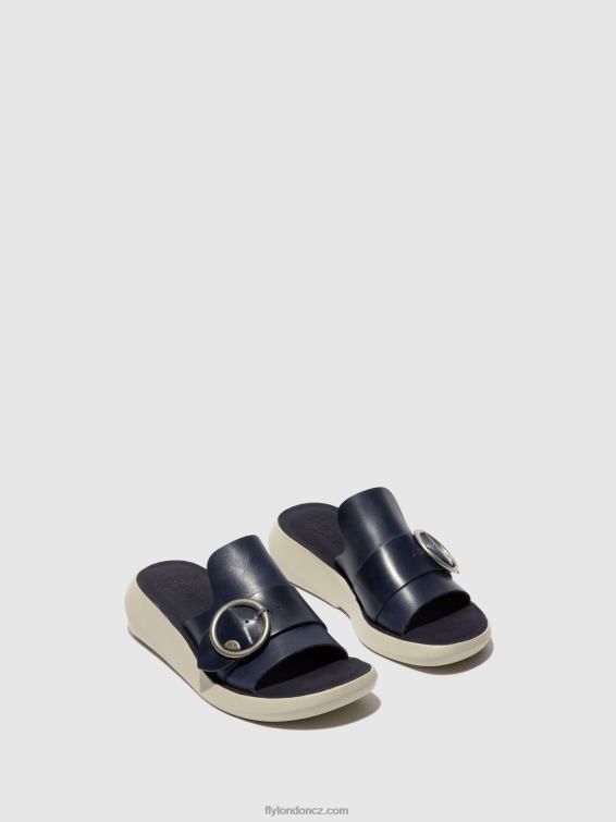 modrý Fly London ženy spona mules beyd925 2HX4R379