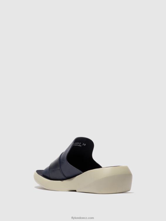 modrý Fly London ženy spona mules beyd925 2HX4R379