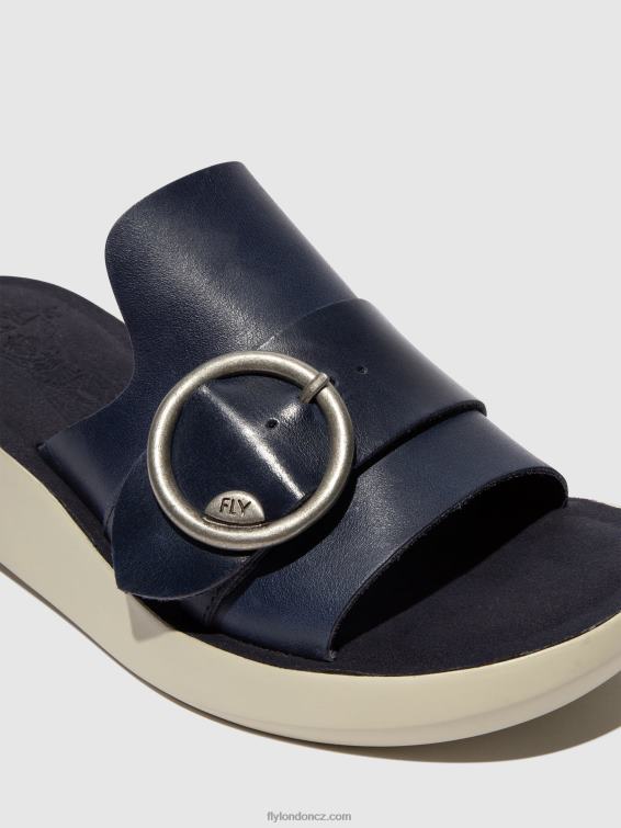 modrý Fly London ženy spona mules beyd925 2HX4R379