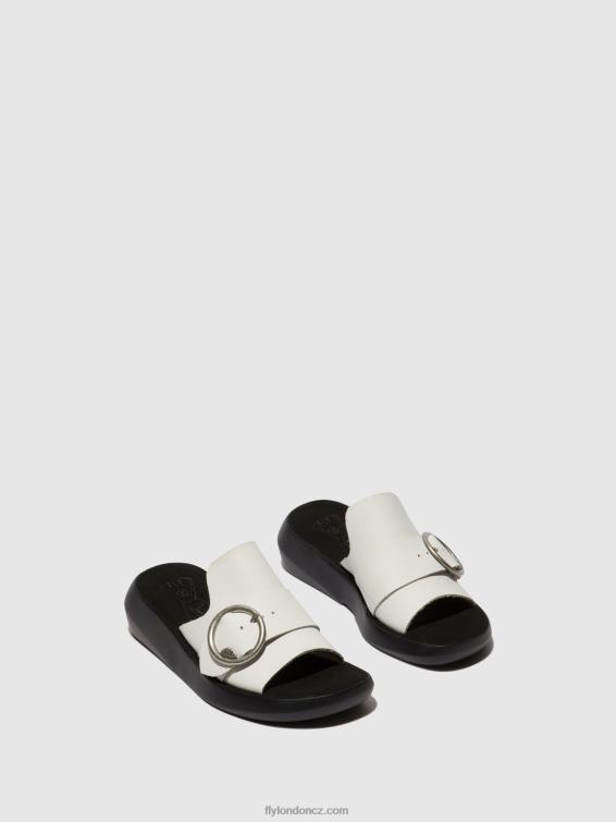 špinavě bílá Fly London ženy spona mules beyd925 2HX4R380