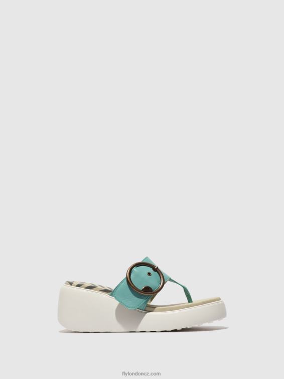 tyrkysový Fly London ženy spona mules dafi938 2HX4R375