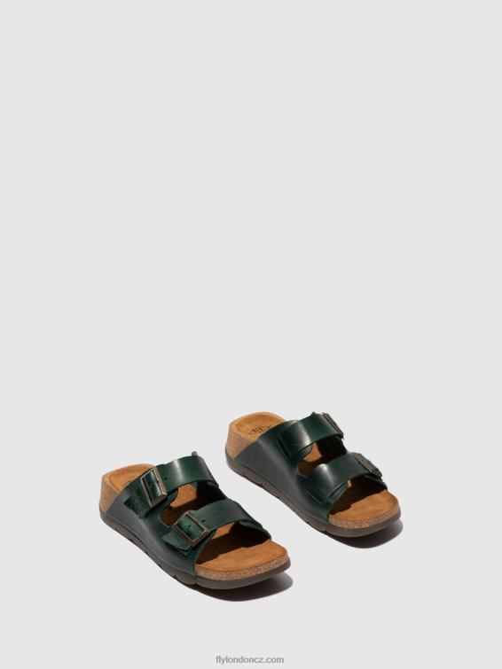 uzda benzín Fly London ženy mules s otevřenou špičkou caja721 2HX4R386