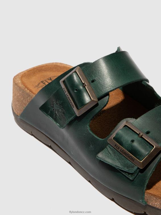 uzda benzín Fly London ženy mules s otevřenou špičkou caja721 2HX4R386