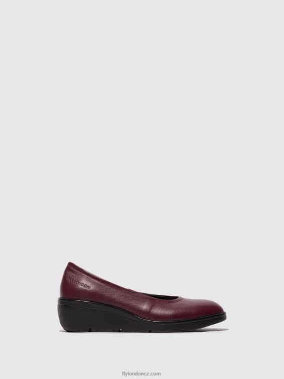 bordeaux Fly London ženy nazouvací boty numa570 2HX4R670