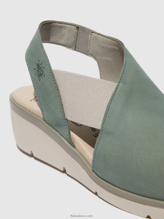 Bledě modré Fly London ženy elastické sandály nily940 2HX4R476