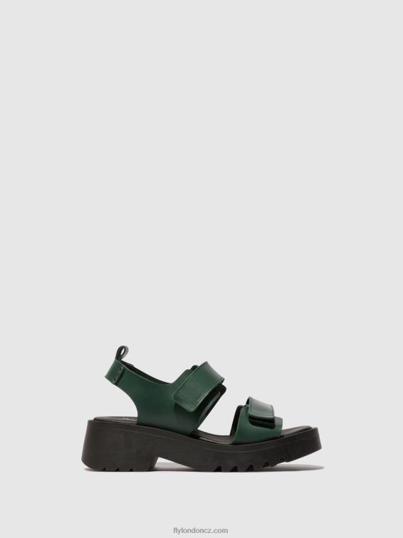 benzín Fly London ženy sandály na suchý zip meka857 2HX4R392