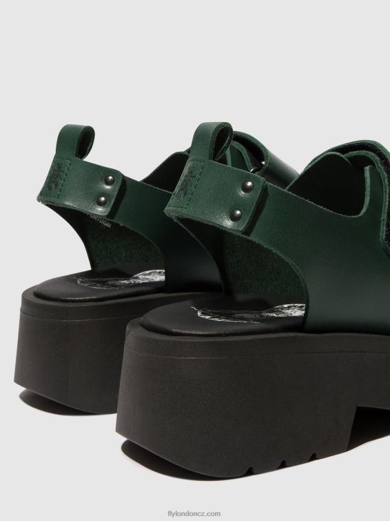 benzín Fly London ženy sandály na suchý zip meka857 2HX4R392