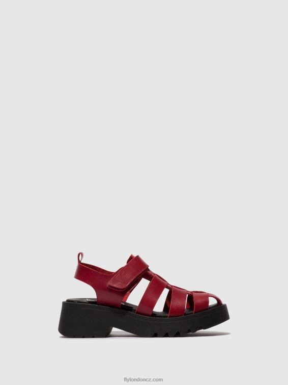 Červené Fly London ženy páskové sandály maie850 2HX4R424