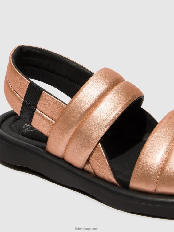 červenat zlato Fly London ženy sandály na záda tofy941 2HX4R458