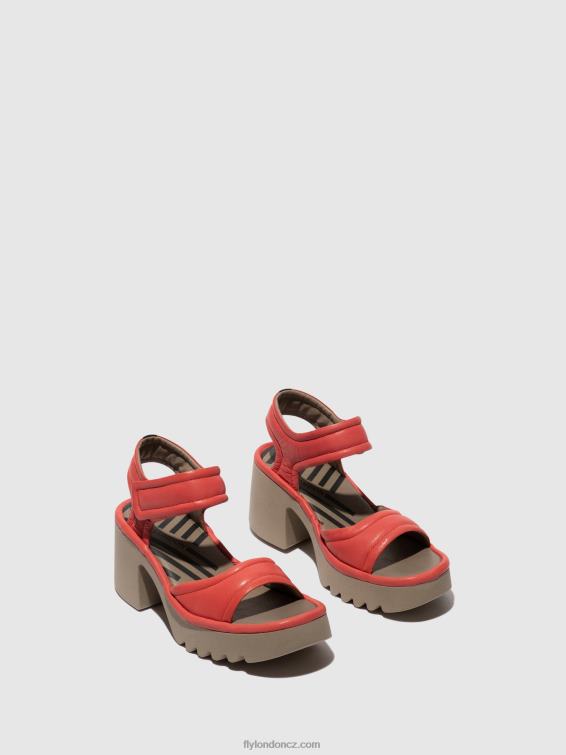 malina Fly London ženy sandály na suchý zip mank433 2HX4R402