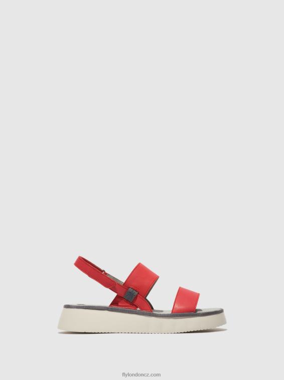 malina Fly London ženy sling-back sandály cura318 2HX4R462