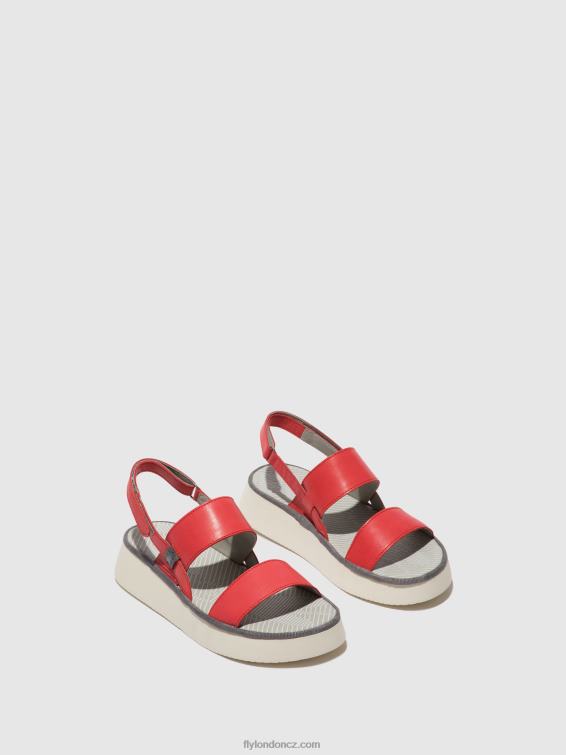 malina Fly London ženy sling-back sandály cura318 2HX4R462
