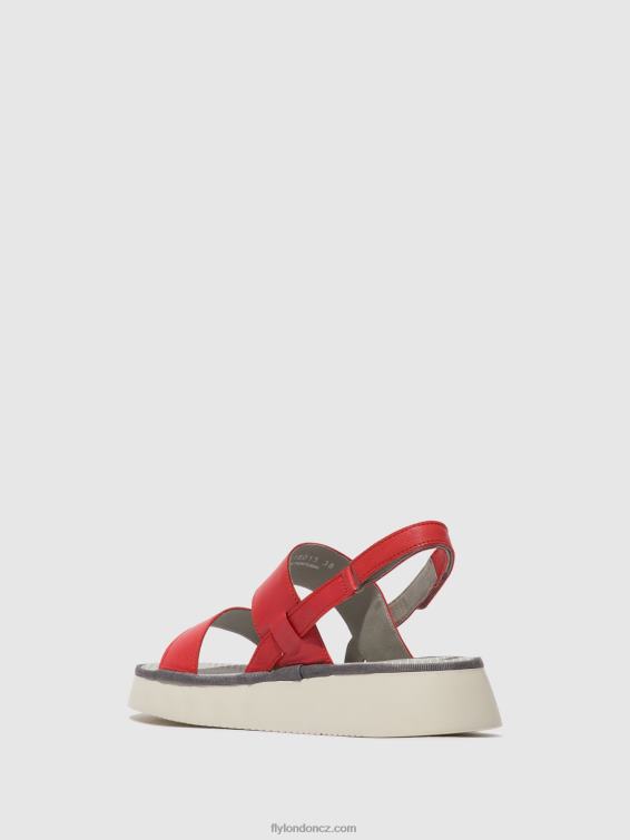 malina Fly London ženy sling-back sandály cura318 2HX4R462