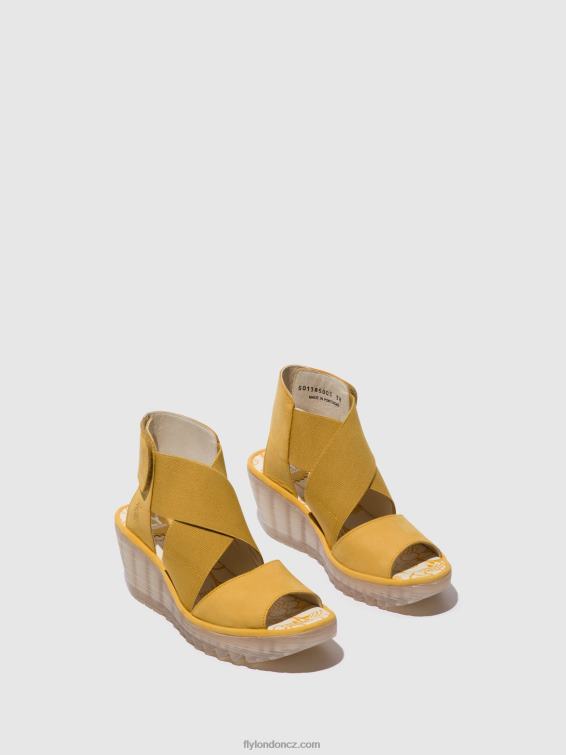 čmelák Fly London ženy crossover sandály yuba385 2HX4R562
