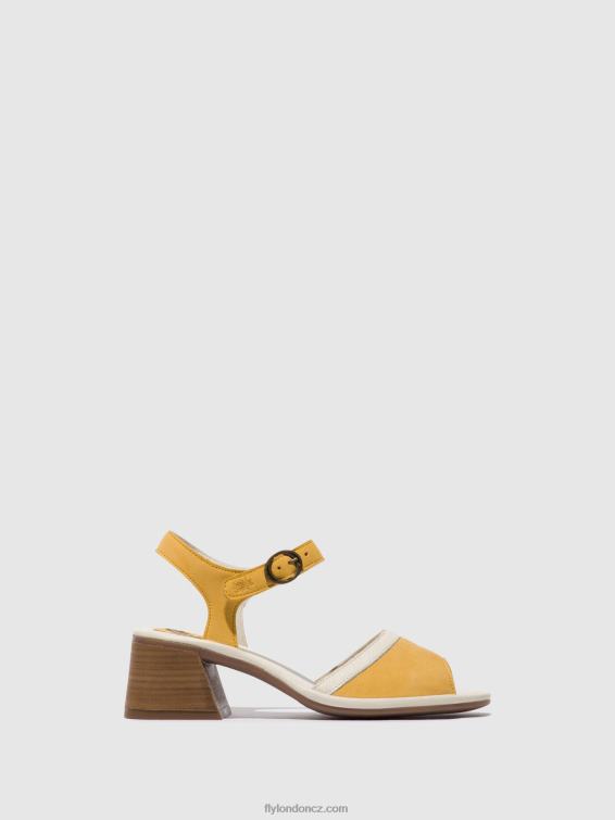 čmelák/offwhite Fly London ženy páskové sandály lear374 2HX4R568
