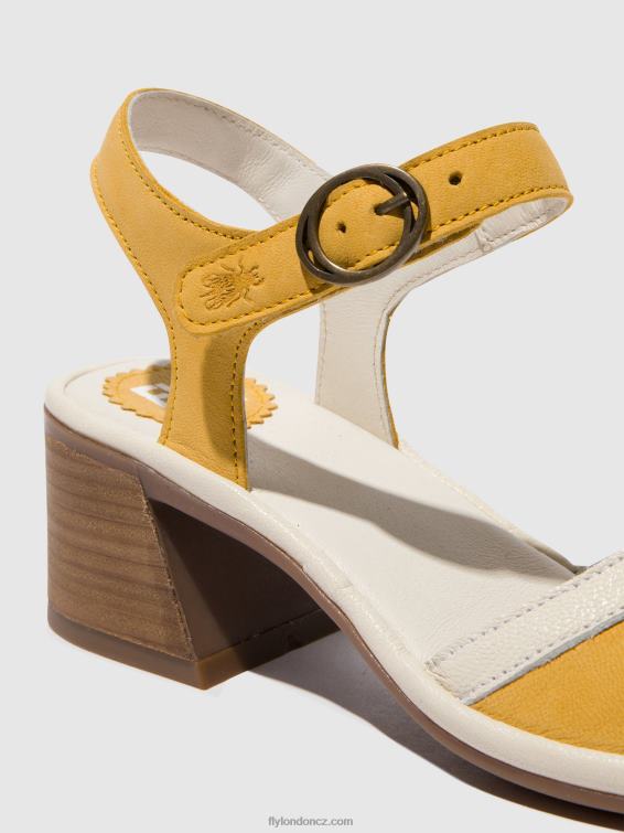čmelák/offwhite Fly London ženy páskové sandály lear374 2HX4R568
