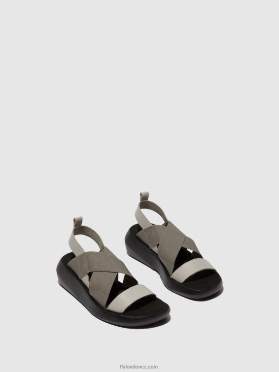 mrak Fly London ženy crossover sandály baji848 2HX4R491
