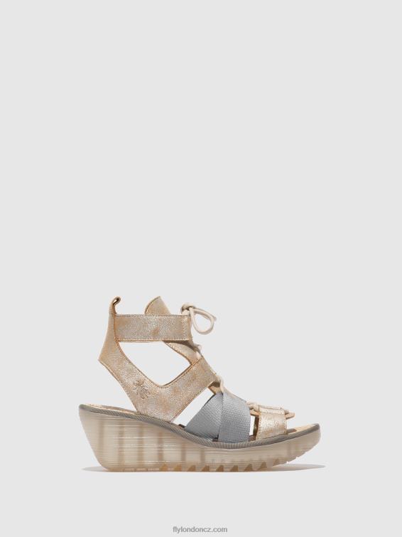 perla Fly London ženy šněrovací sandály yaca413 2HX4R471
