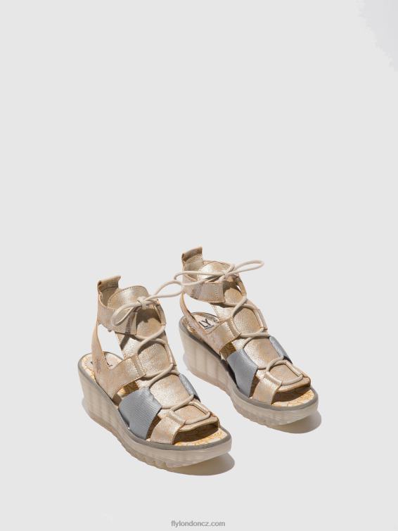 perla Fly London ženy šněrovací sandály yaca413 2HX4R471