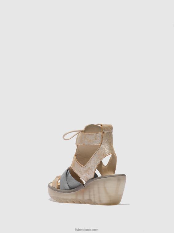 perla Fly London ženy šněrovací sandály yaca413 2HX4R471
