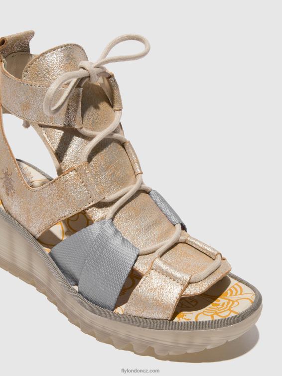 perla Fly London ženy šněrovací sandály yaca413 2HX4R471