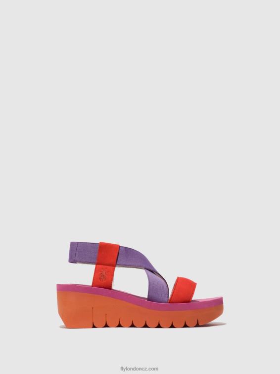 pomeranč (viola) Fly London ženy sandály na záda yabi922 2HX4R442