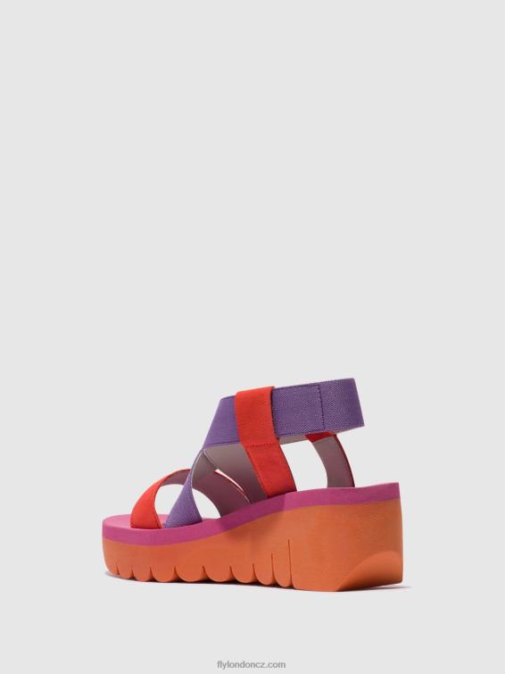 pomeranč (viola) Fly London ženy sandály na záda yabi922 2HX4R442
