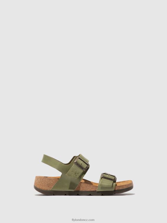 smog Fly London ženy sling-back sandály ceke722 2HX4R584
