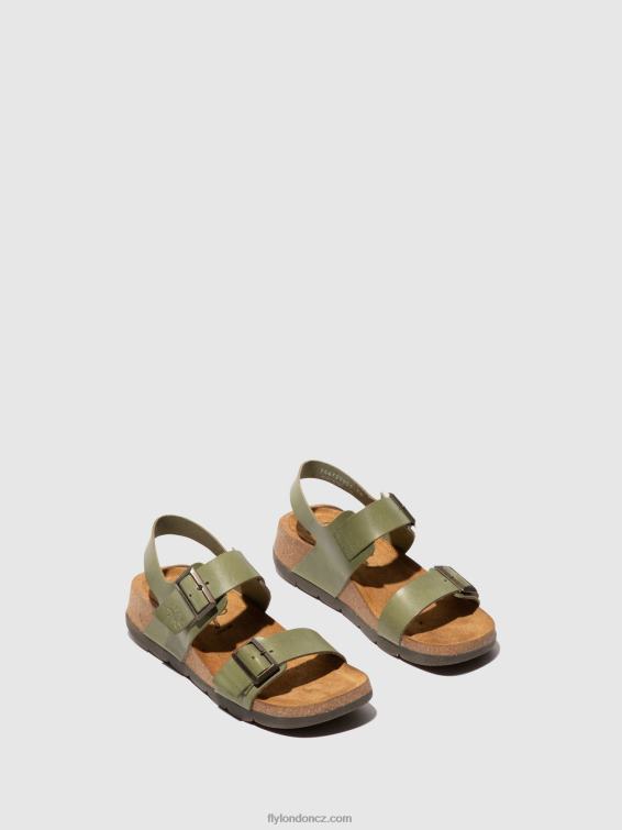 smog Fly London ženy sling-back sandály ceke722 2HX4R584