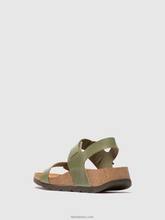 smog Fly London ženy sling-back sandály ceke722 2HX4R584