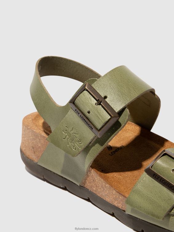 smog Fly London ženy sling-back sandály ceke722 2HX4R584