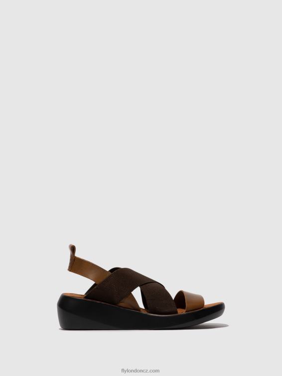 velbloud Fly London ženy crossover sandály baji848 2HX4R594