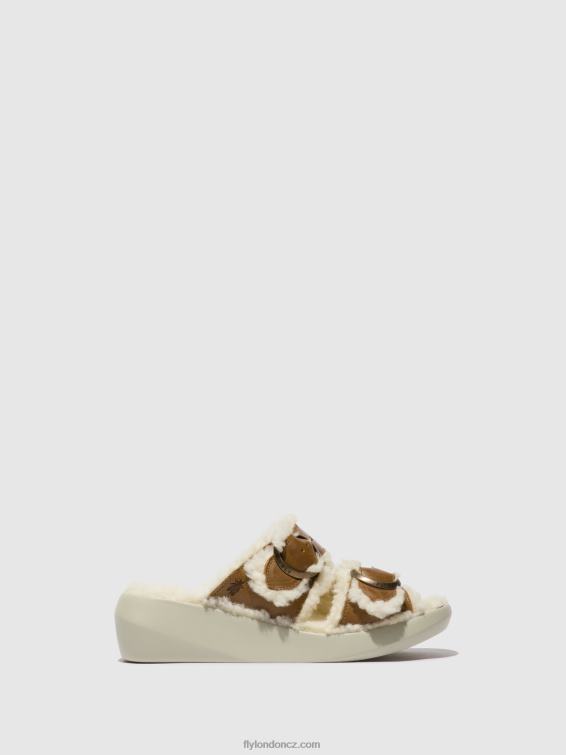 velbloud Fly London ženy nazouvací sandály buga902 2HX4R514