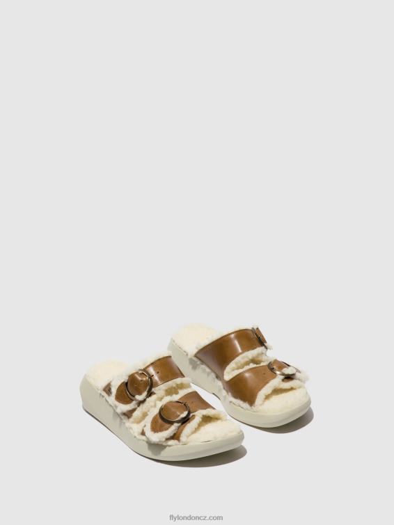 velbloud Fly London ženy nazouvací sandály buga902 2HX4R514