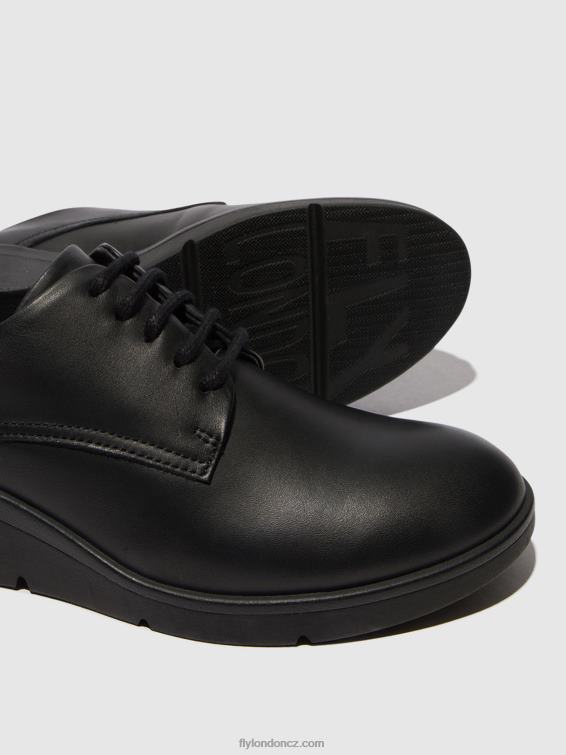 Černá Fly London ženy šněrovací boty nepe548 2HX4R683