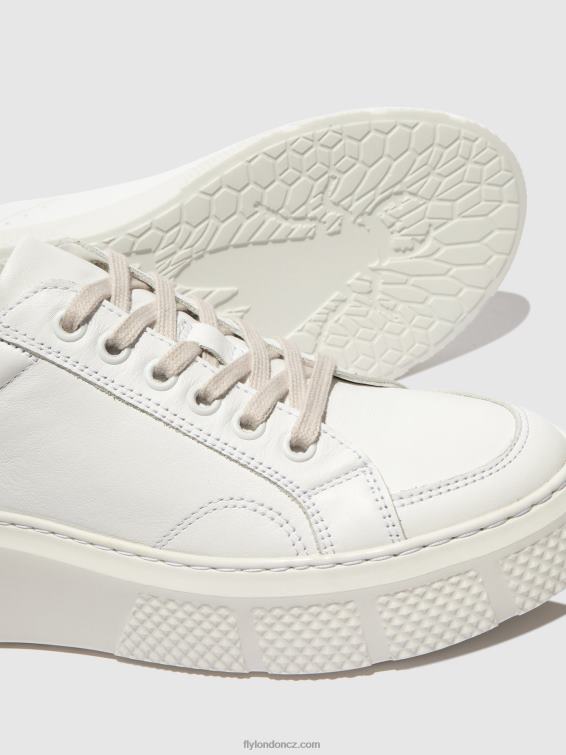 bílý Fly London ženy šněrovací tenisky emmy510 2HX4R761